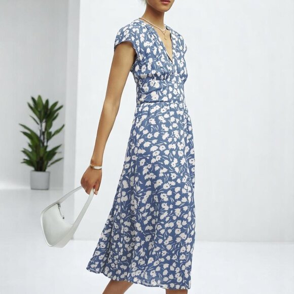 Reformation Alisa midi Dress Size 0 - Picture 2 of 16